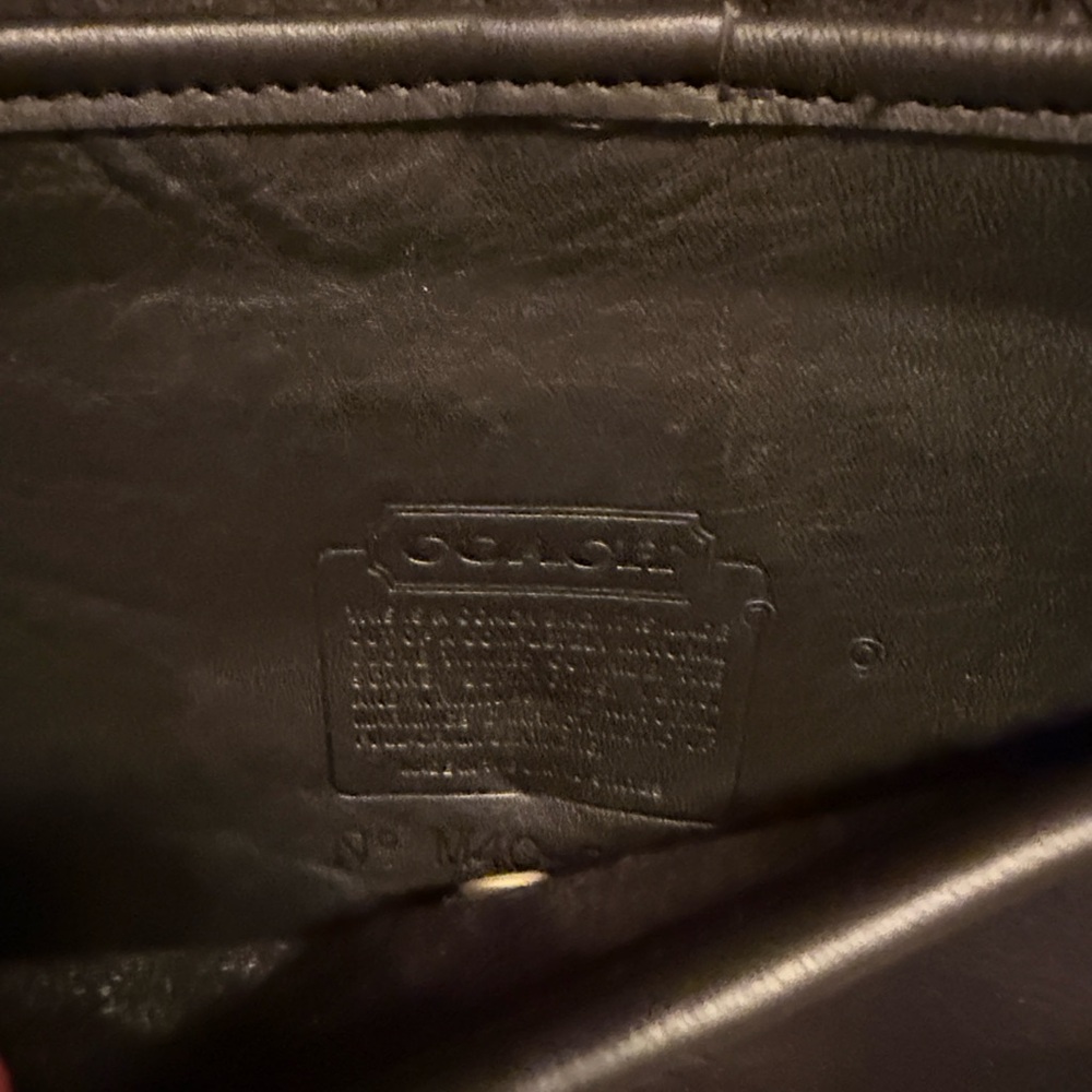 Coach Black Leather Clutch Bag - Picture 3 of 4